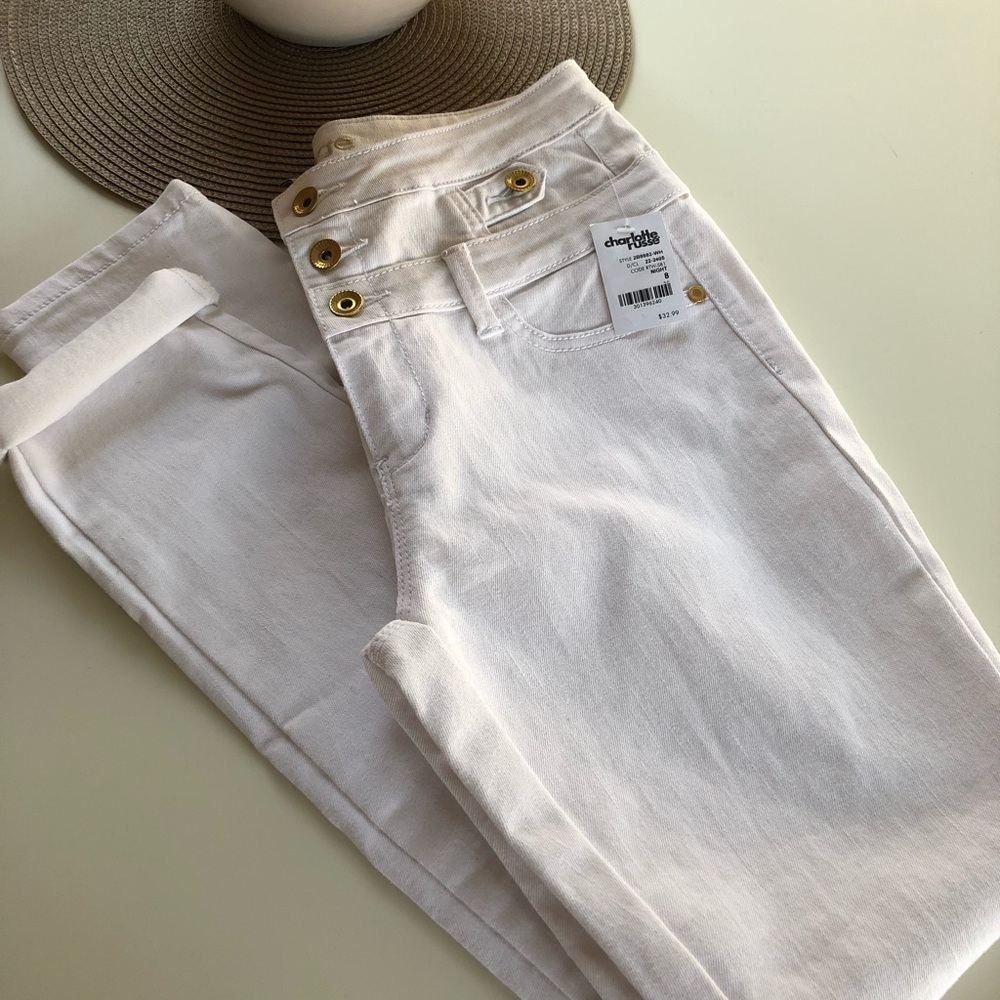 Refuge Hi-Waist Skinny Jeans (size 8)